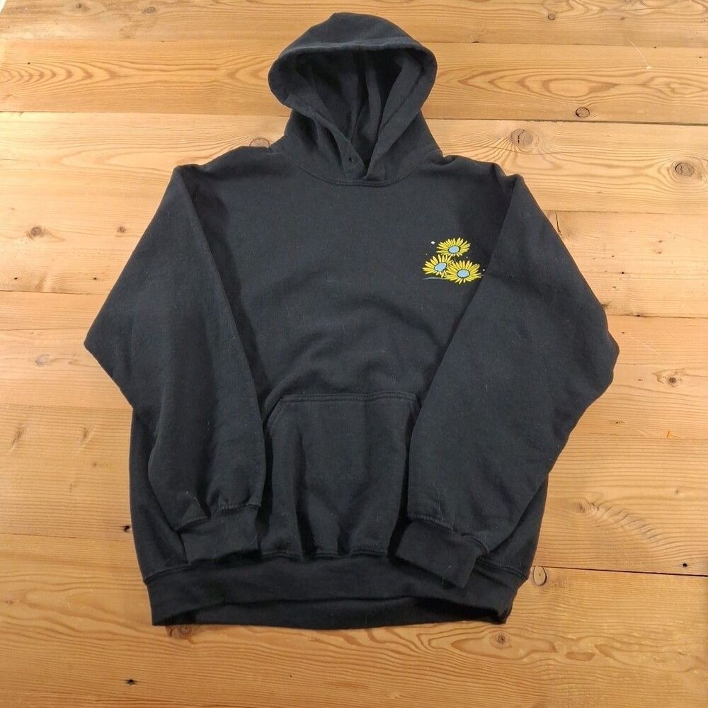 Dravus Rainbow Portal Hoodie Heading Nowhere Mens Medium Black